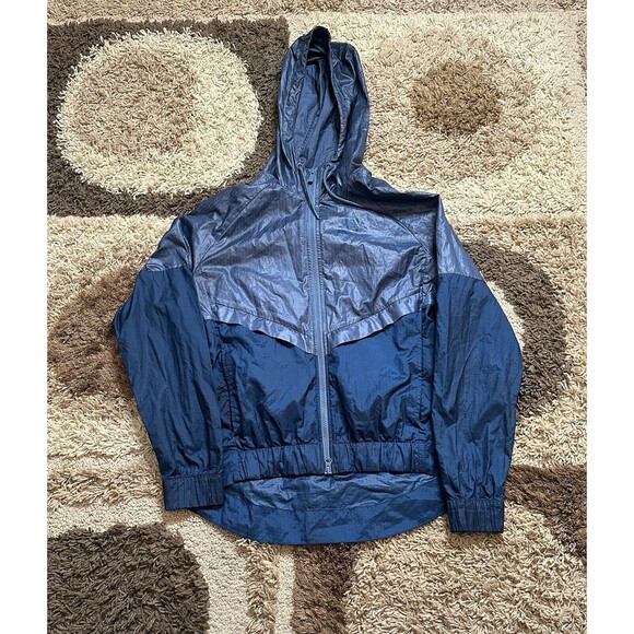 Nike Sportswear Windrunner Windbreaker Jacket Fog Blue Women Medium - Picture 1 of 6